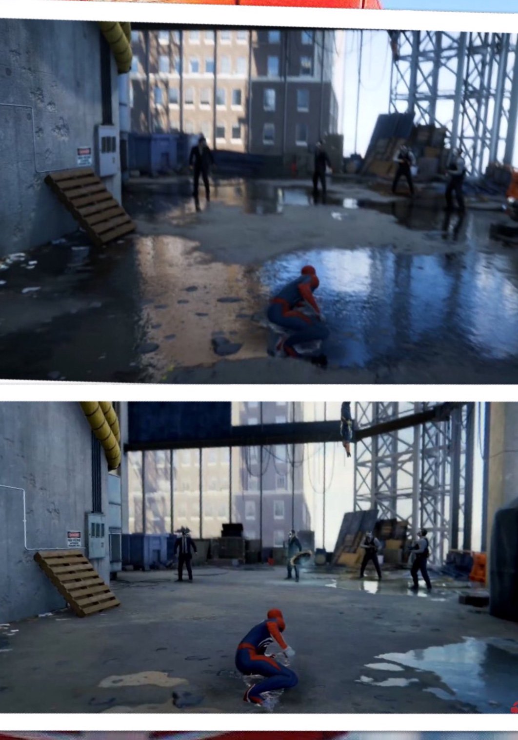 Spider-Man PS4 Graphics Downgrade Screenshot 1