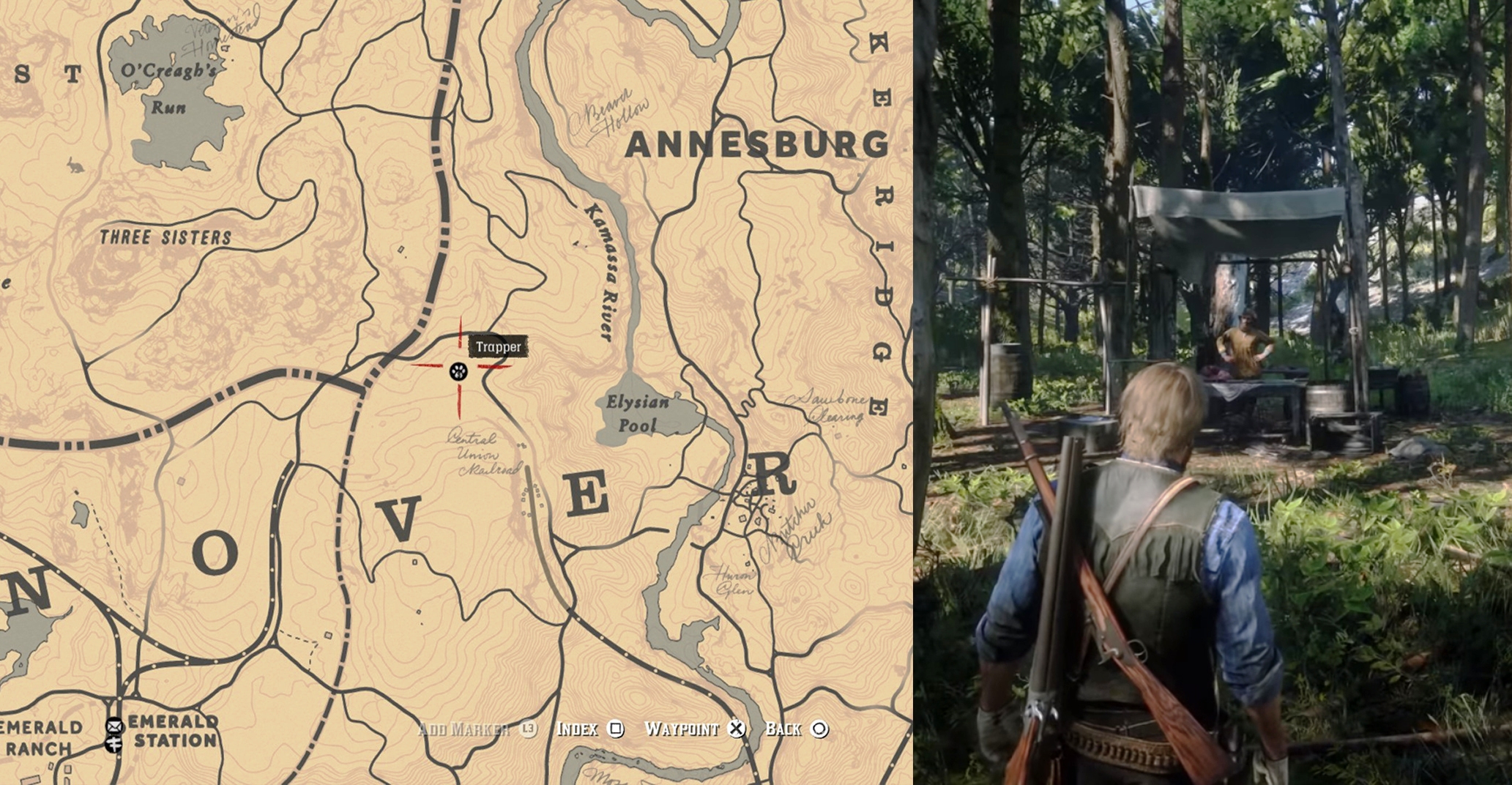 red dead redemption 2 trapper locations